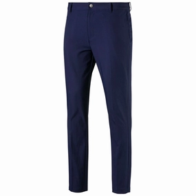 Curved Waistline Water Resistant Finish Puma Tailored Jackpot Trousers - Peacoat