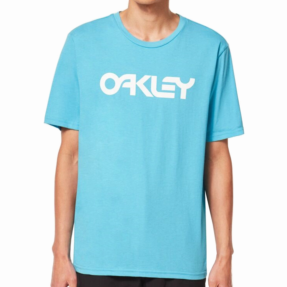 Oakley Mark II T-Shirt - Bright Blue Chilly Style Easy and Relaxed