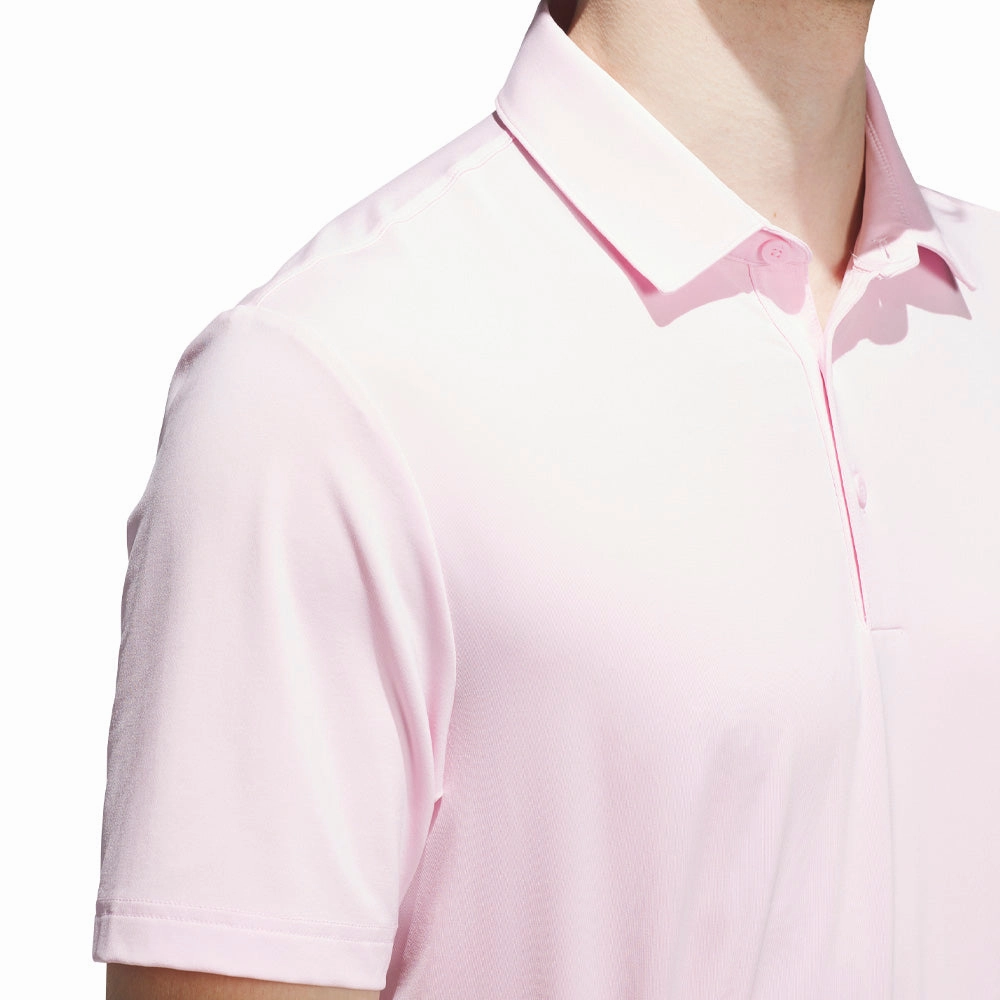 adidas Ultimate365 Solid Polo Shirt - Clear Pink Simple Fit