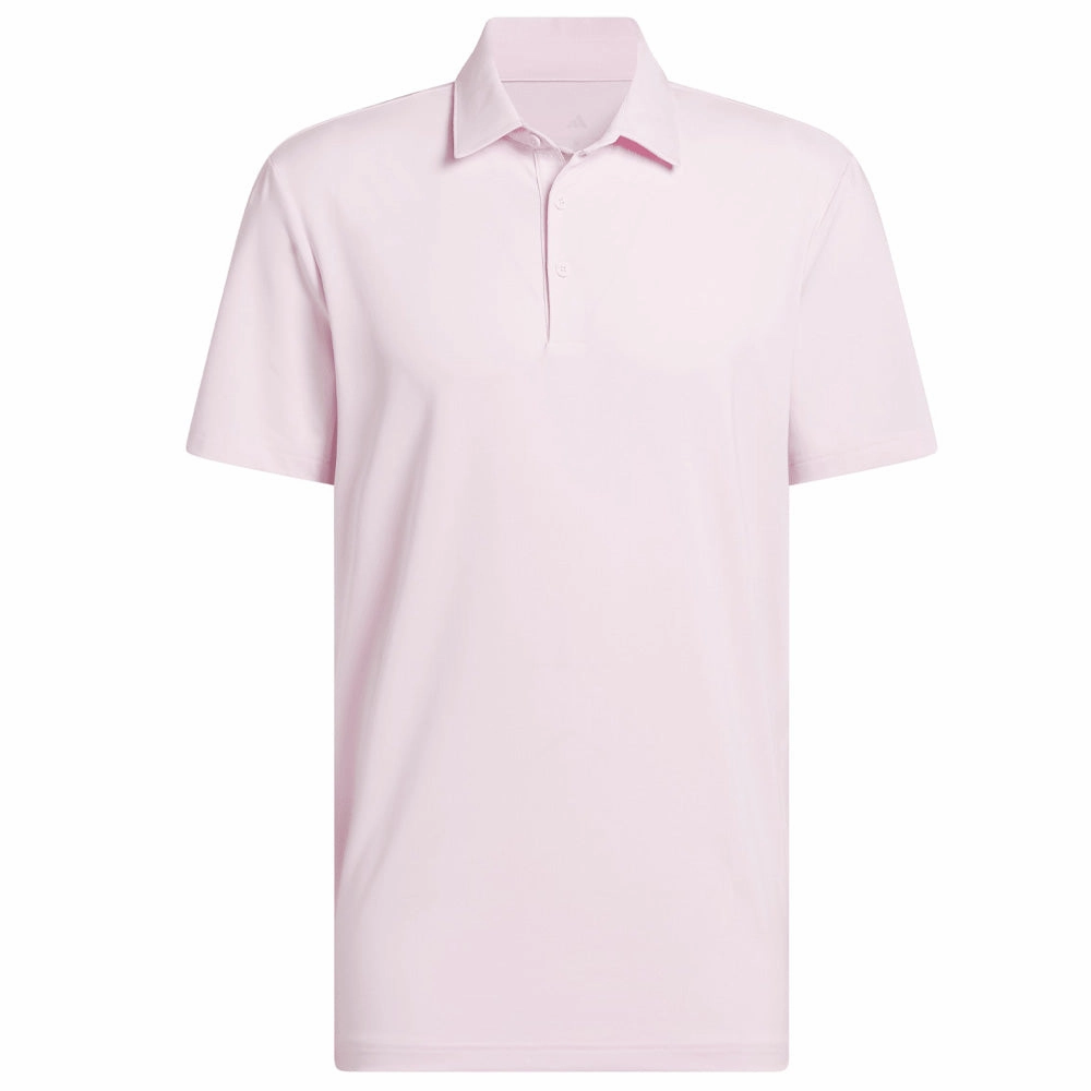 adidas Ultimate365 Solid Polo Shirt - Clear Pink Top Rated