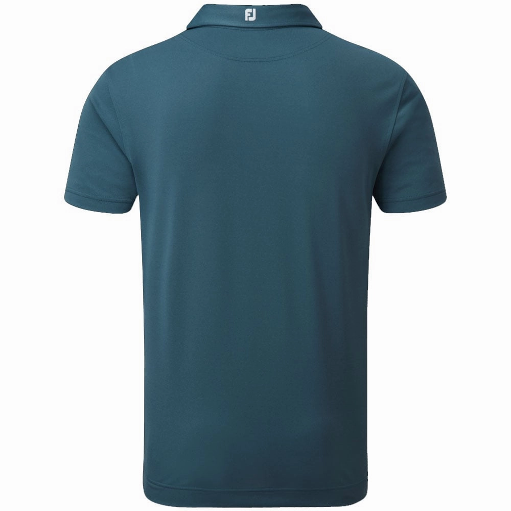 FootJoy Stretch Pique Solid Colour Polo Shirt - Ink Moisture Wicking Technology