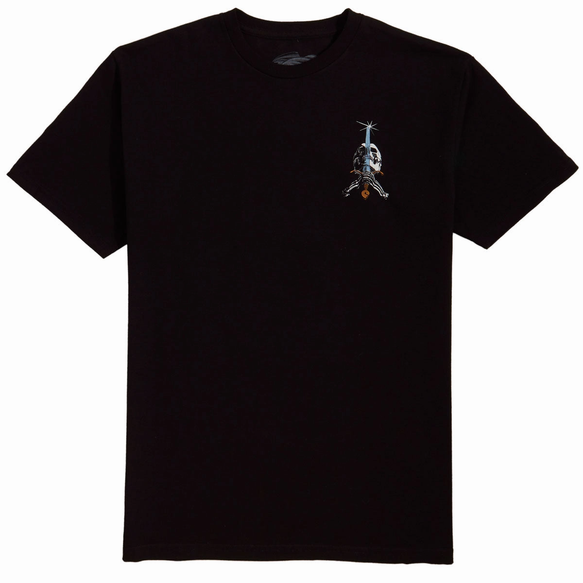 FlexibleKnit Powell-Peralta Skull and Sword T-Shirt - Black