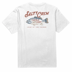 Salty Crew Tackle Shop T-Shirt - White Award-winning Stylish Wearable