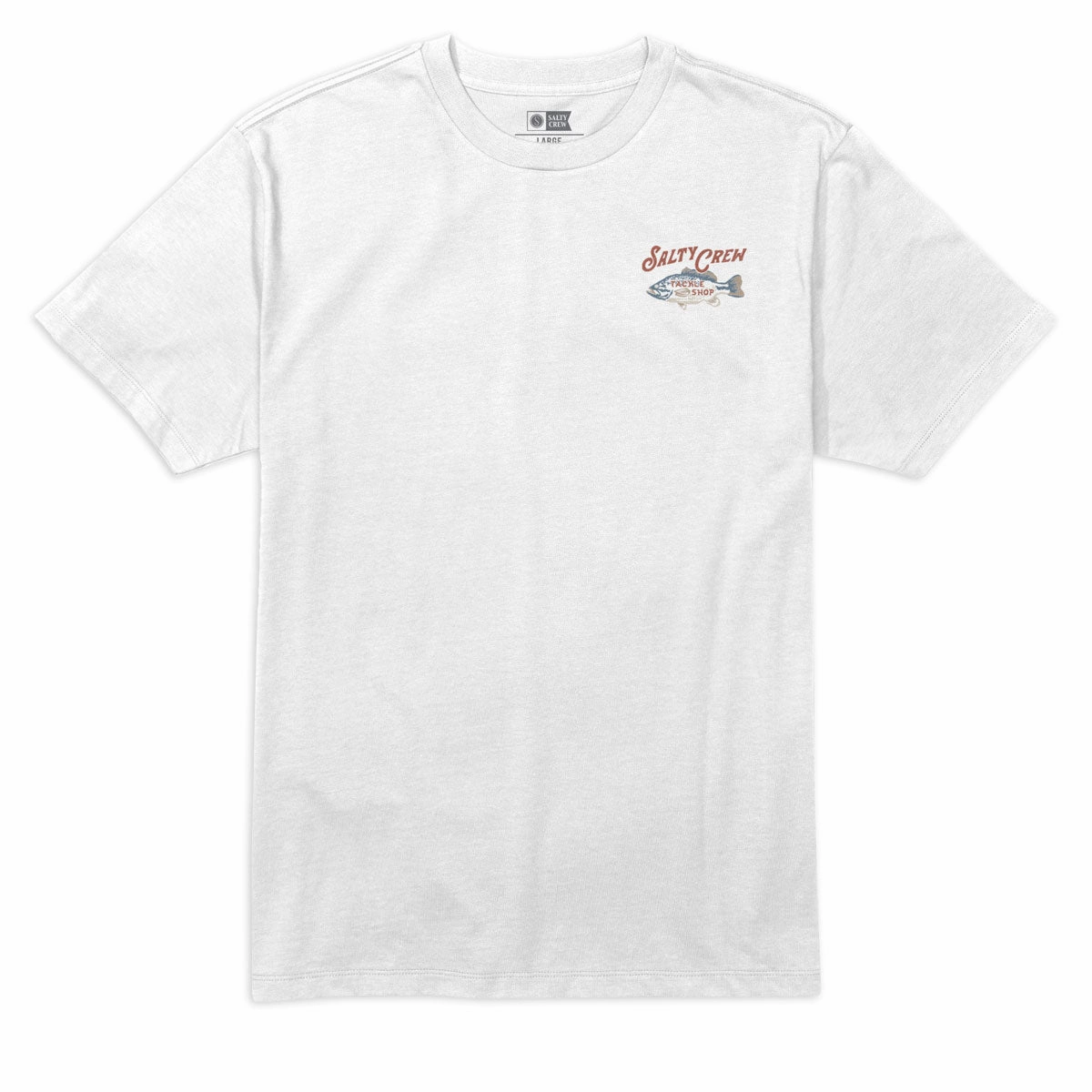 Salty Crew Tackle Shop T-Shirt - White Comfort Wearable Slim fit clothing