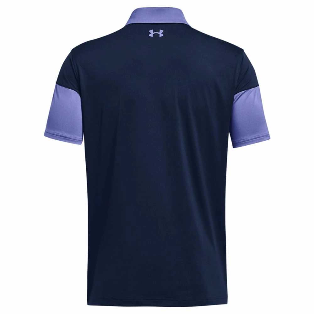 Summer Favorite Flexible Shoulder Seams Under Armour T2G Blocked Polo - Starlight/Academy