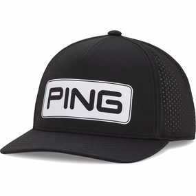 Ping Tour Vented Delta Cap - Black/White Holiday Outfit