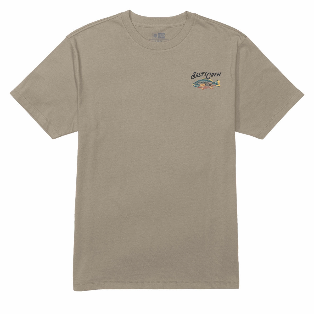 Timeless Appeal Salty Crew Tackle Shop T-Shirt - Twig