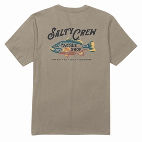Soft Layering Salty Crew Tackle Shop T-Shirt - Twig