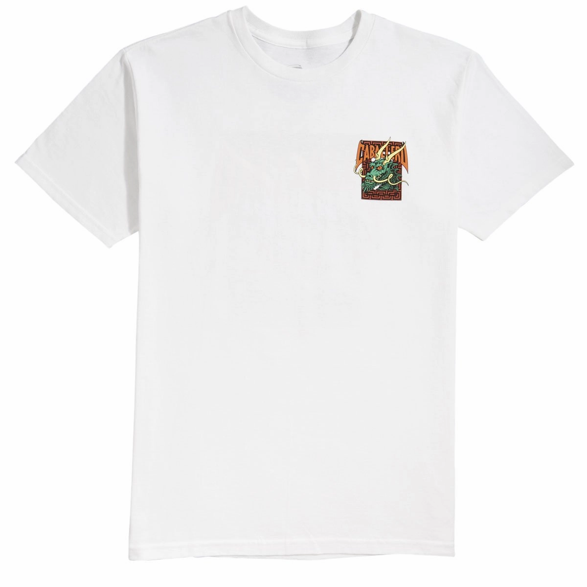 Powell-Peralta Cab Street Dragon T-Shirt - White Comfort and Fit