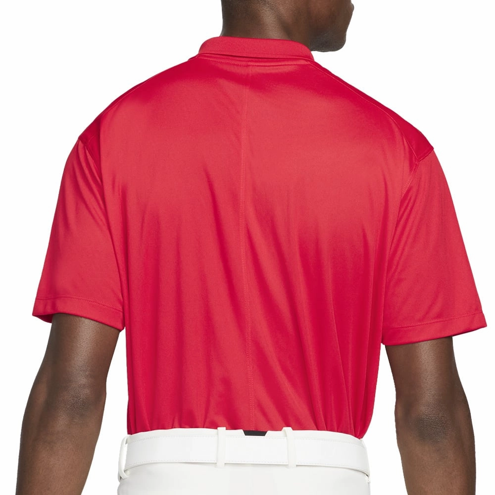 Nike Dri-FIT Victory Solid Polo Shirt - University Red/White Soft and durable