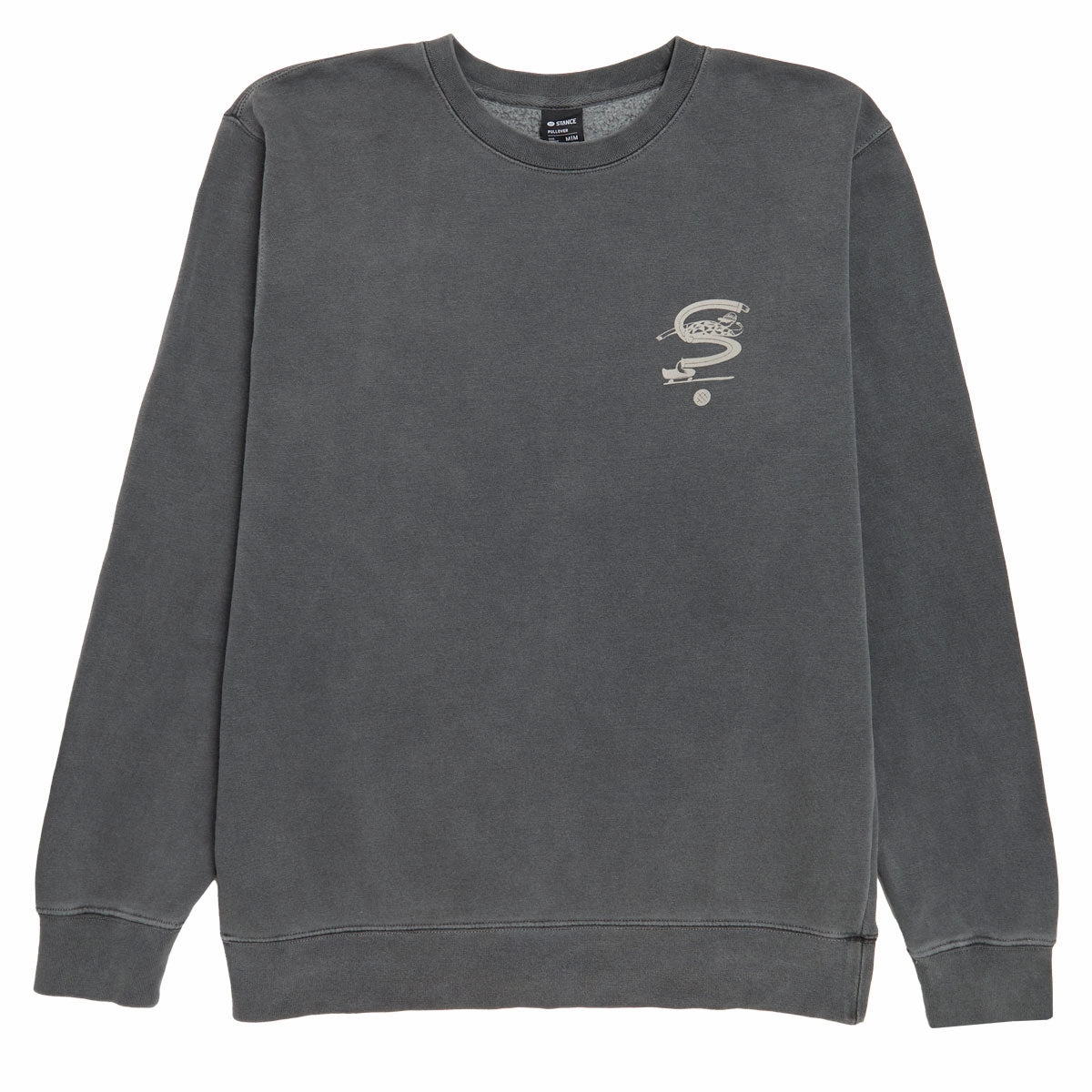 Stance Pounding Pavement Sweatshirt - Cement Leopard like