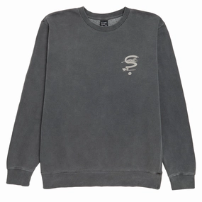 Stance Pounding Pavement Sweatshirt - Cement Leopard like