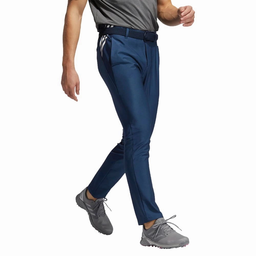 Contoured Panel Design adidas Ultimate365 3-Stripes Tapered Trousers - Crew Navy