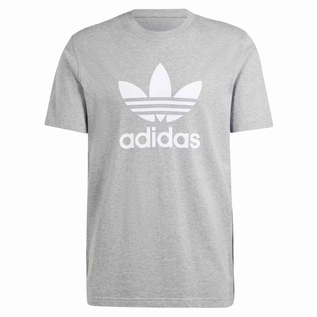 Adidas Trefoil T-Shirt - Medium Grey Heather Daily Outfit