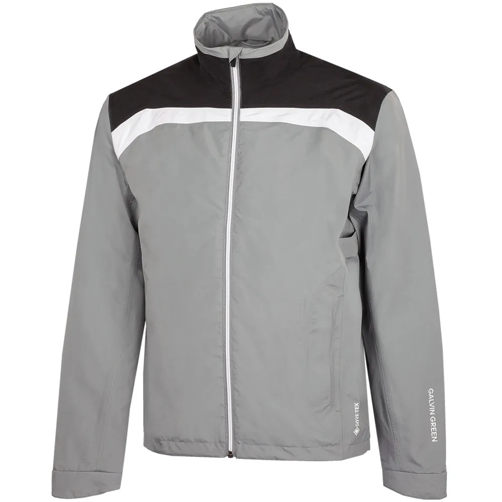 Galvin Green Anton Waterproof DRYVR Jacket - Sharkskin/Black Flexible Elbow Patches
