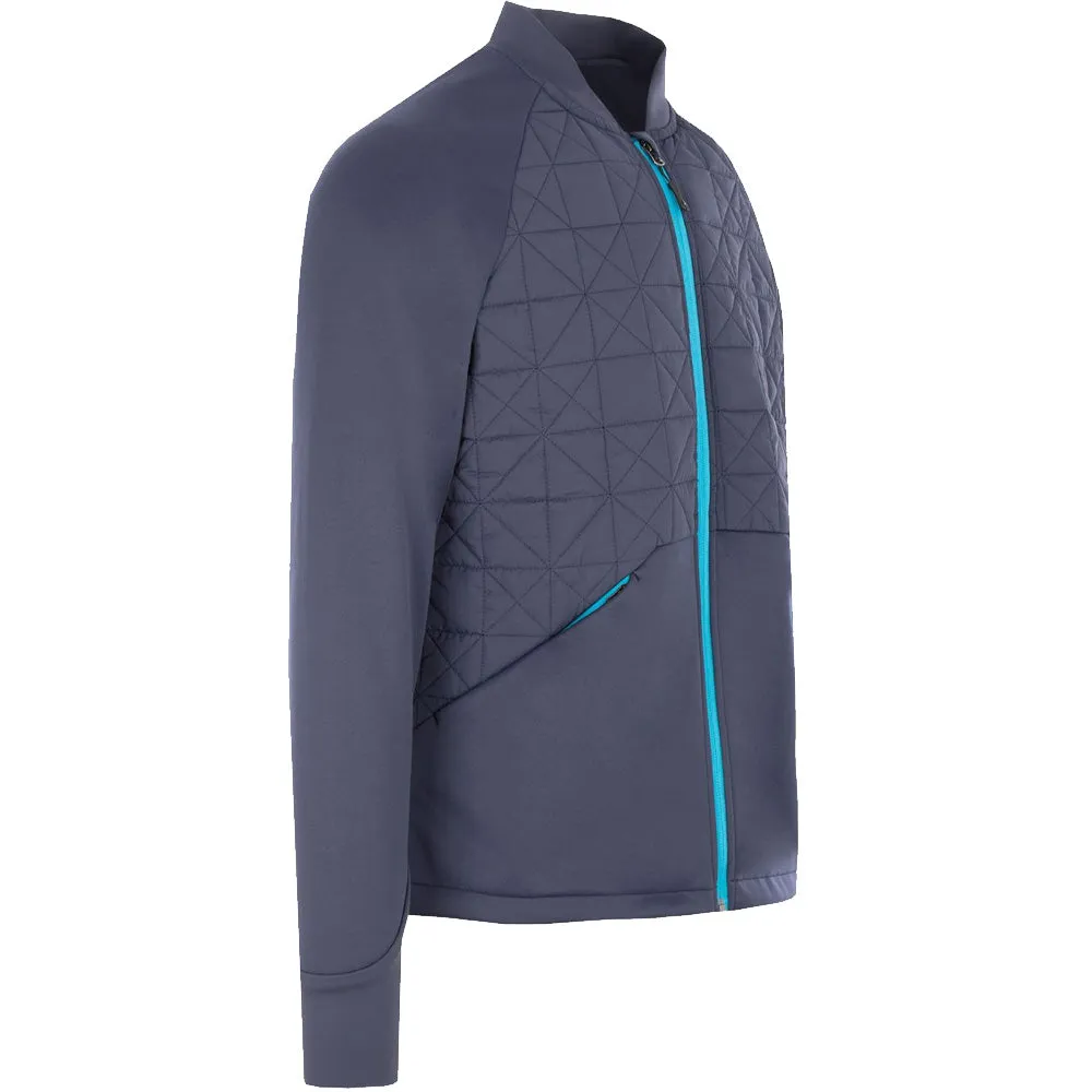Snag Free Zipper Technology Elasticized Waist ProQuip Therma-Bora Quilt Jacket - Navy/Azure