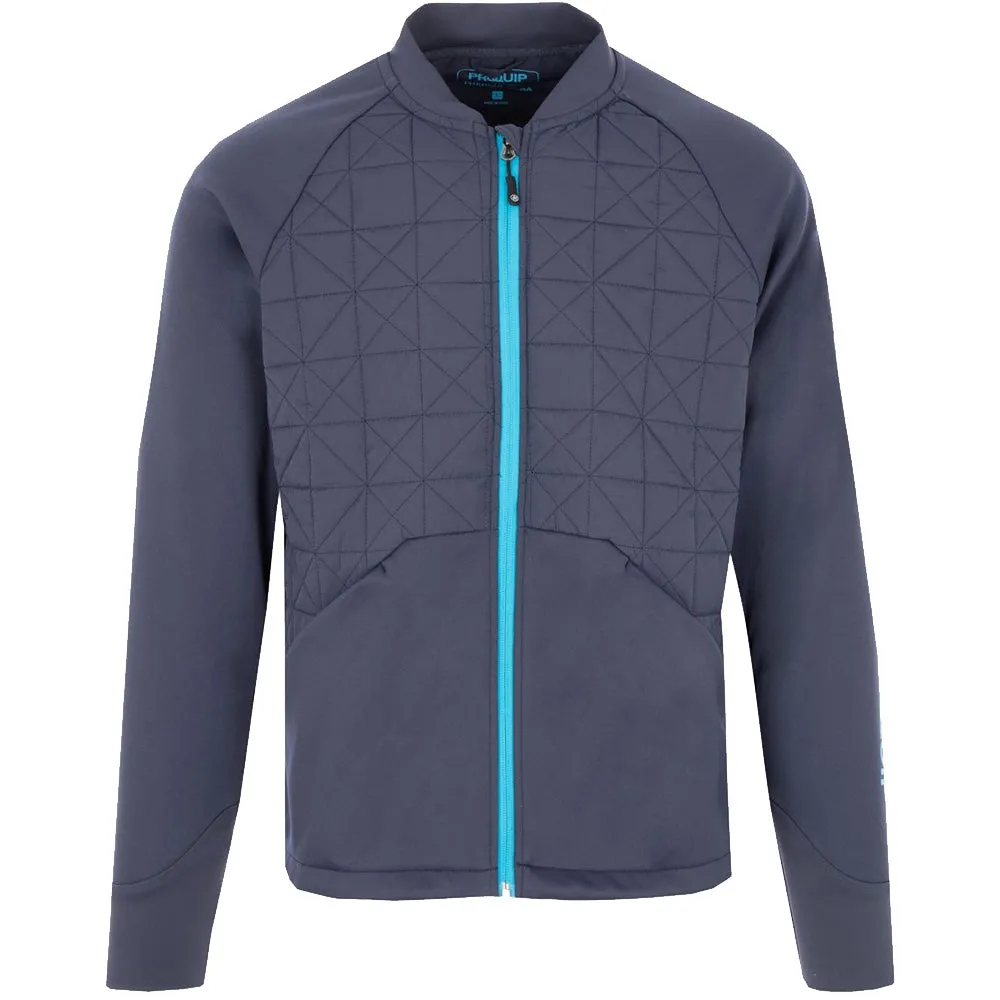 ProQuip Therma-Bora Quilt Jacket - Navy/Azure Durable Water Repellent