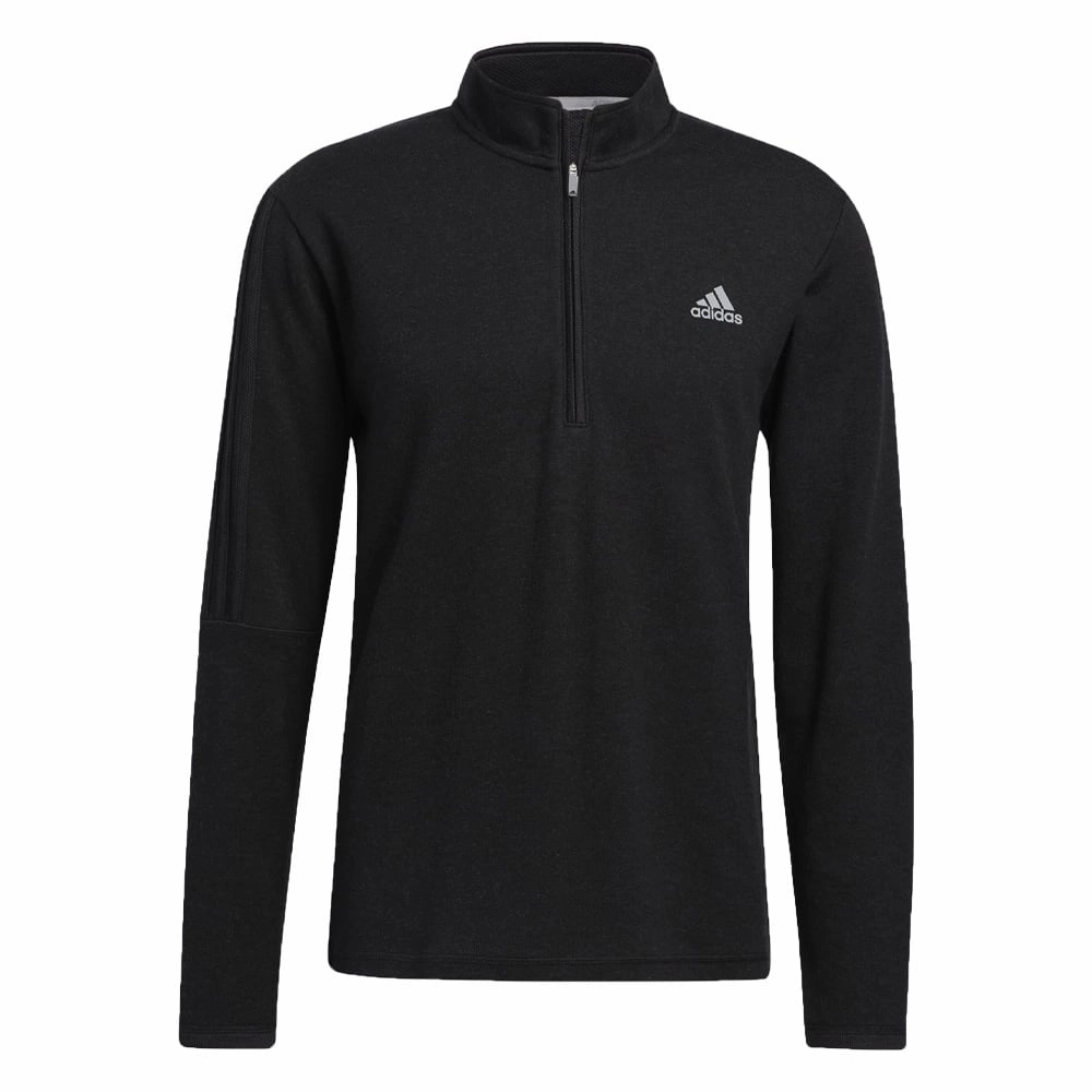 Cozy Fit product market share adidas 3 Stripe 1/4 Zip Midlayer - Black