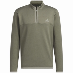 adidas Microdot 1/4 Zip Pullover - Olive Strata/Hemp Relaxed Layer product development
