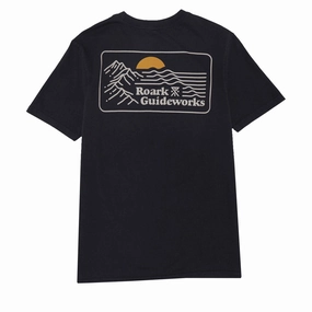 Roark Earth & Sea T-Shirt - Black EcoFriendly Dye Smart Fashion