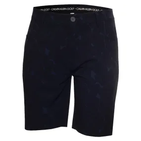 Summer Mood Calvin Klein Genius 4-Way Stretch Shorts Cracked Print - Navy