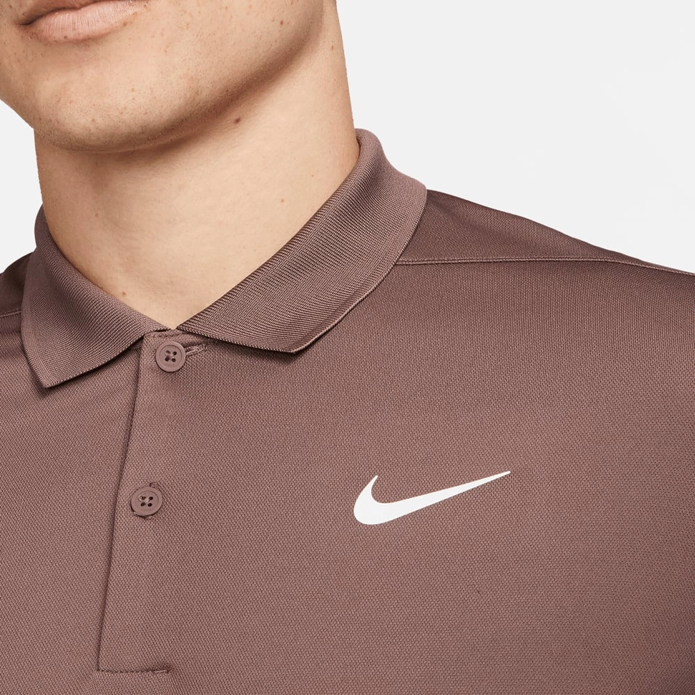 Nike Dri-FIT Victory Polo Shirt - Plum Eclipse/White Fashionable Layer Perfect for Any Outfit