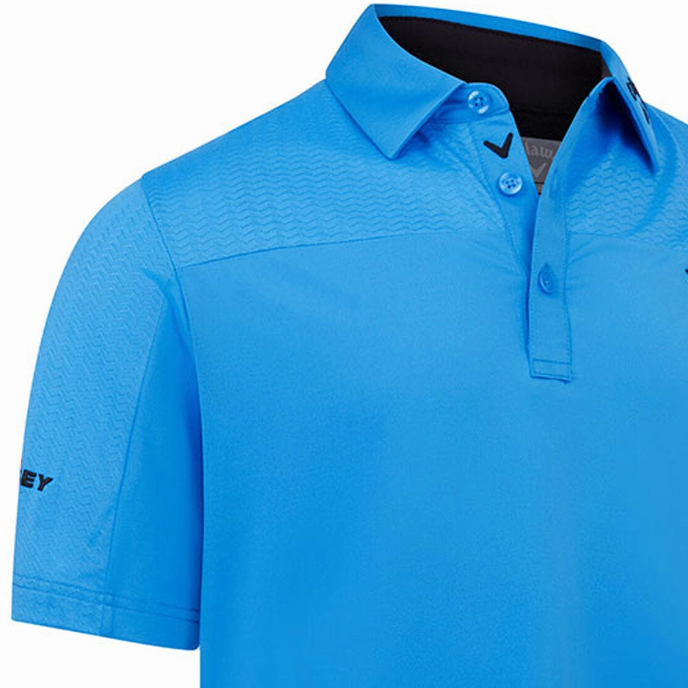 Casual Touch Callaway Odyssey Ventilated Block Polo Shirt - Malibu Blue