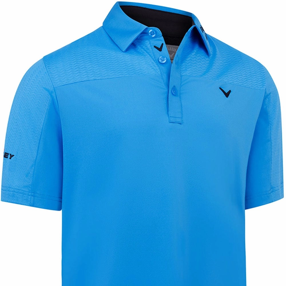 Chic Wearable Callaway Odyssey Ventilated Block Polo Shirt - Malibu Blue