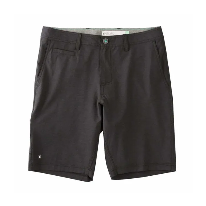 Durable Stitching Bold Waistband Linksoul Boardwalker Short - Black