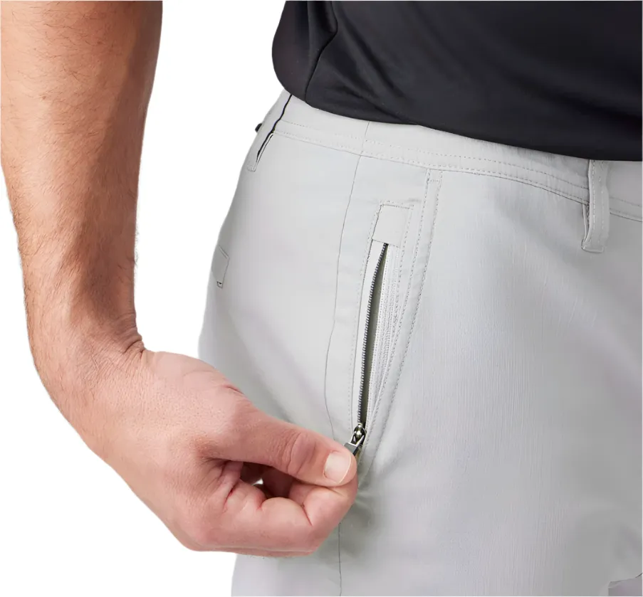Double Stitched Seams Linksoul Icon Short - Light Grey