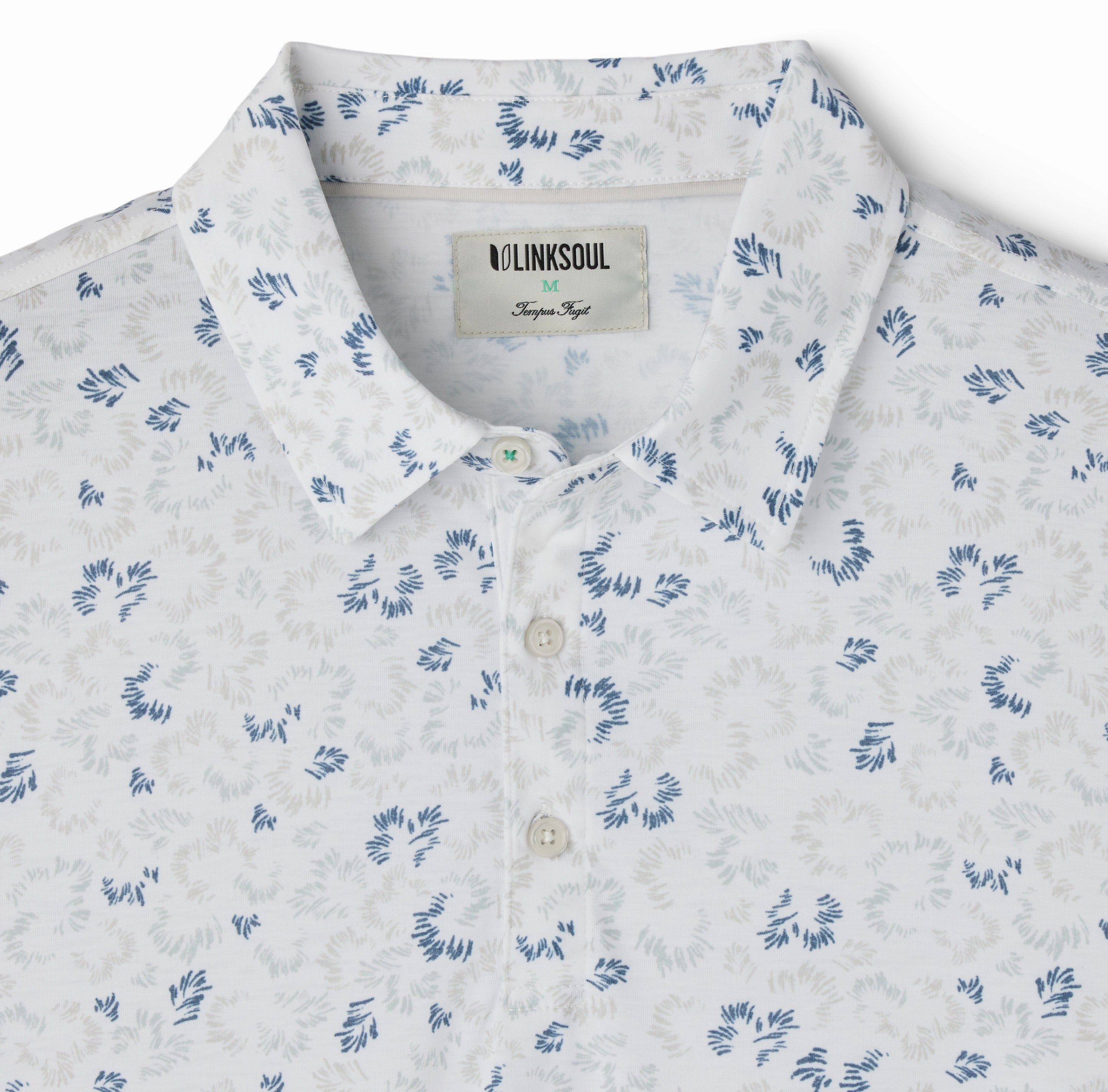 Cool Style Linksoul Delray Currents Print Polo