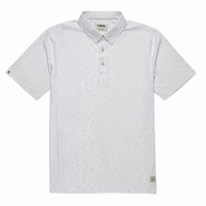 Youthful Appeal Trendy Business Linksoul Delray Palm Print Polo