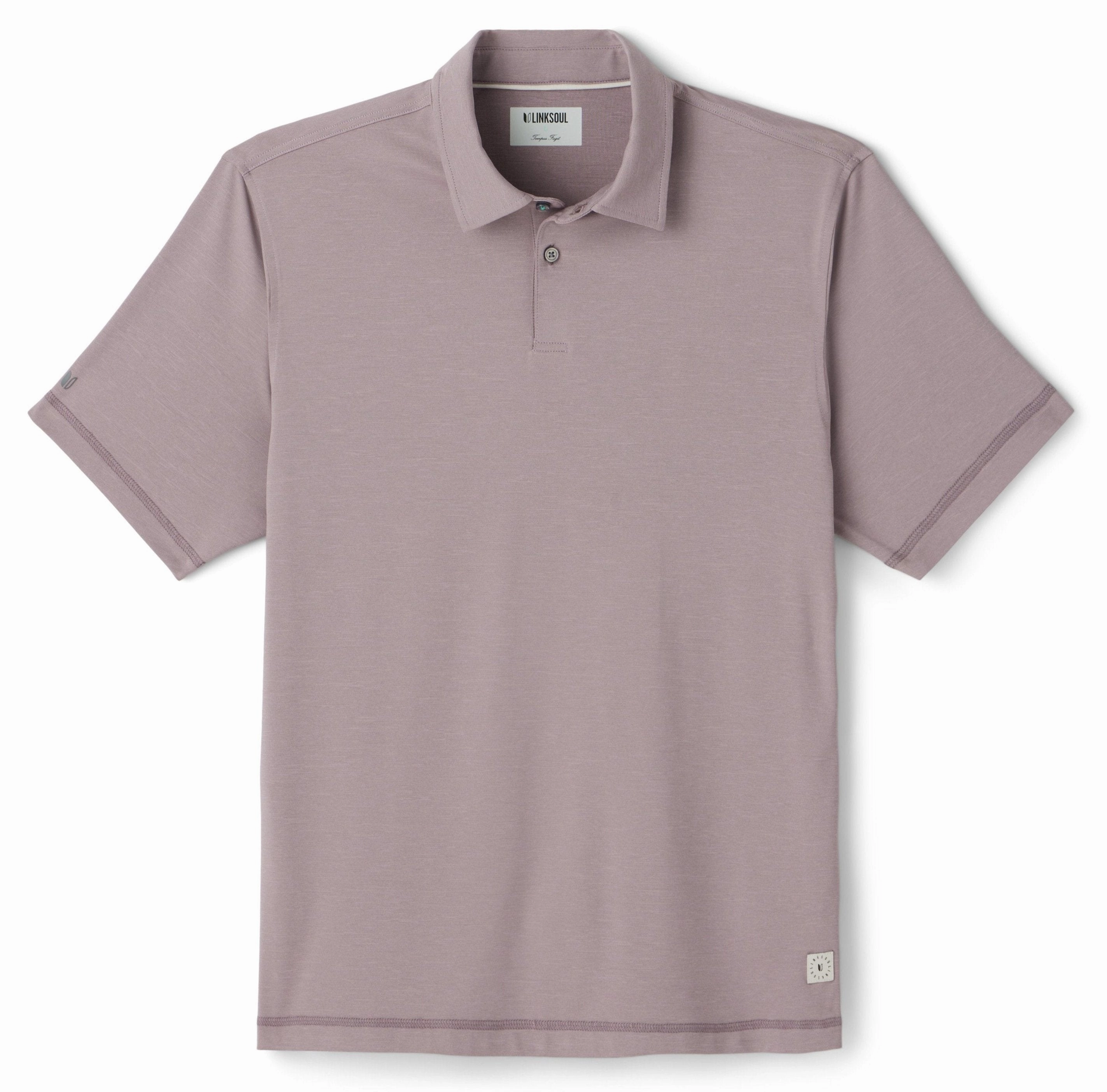 TwoTone Fabric Blend Flexible Fit Linksoul Drysdale Polo