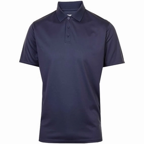 Simple and Comfortable Fit For All Day ProQuip Performance Pique Polo Shirt - Navy