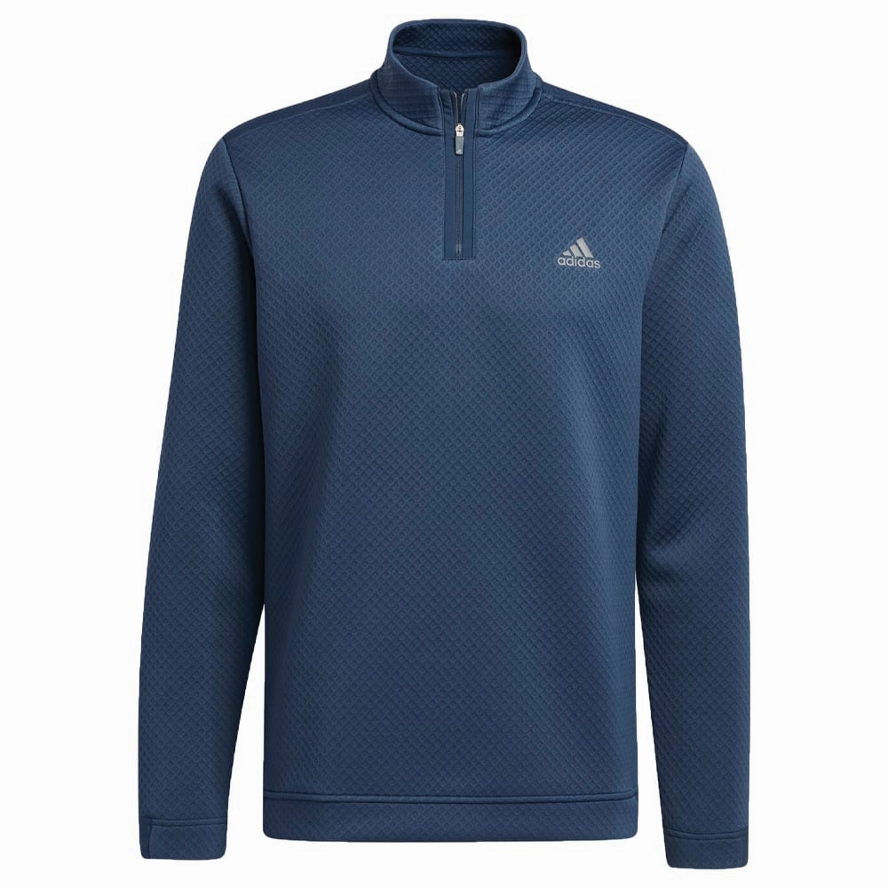 adidas DWR 1/4 Zip Pullover - Navy Vacation Style Cozy Wearable