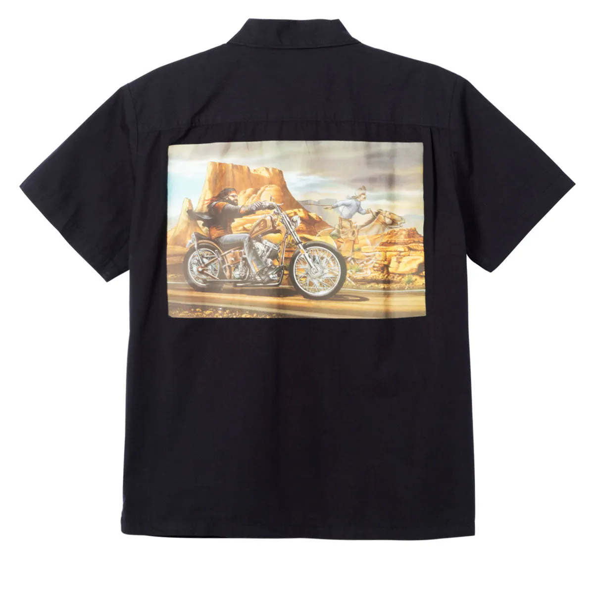 Eco friendly materials Loser Machine David Mann Work Shirt - Black