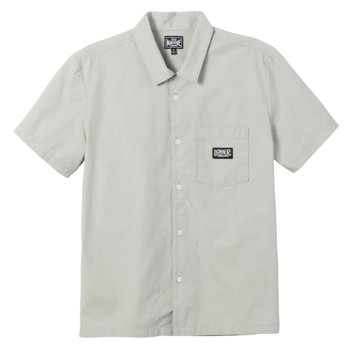 Laser Cut Edge Detail Loser Machine Guadalupe Shirt - Grey