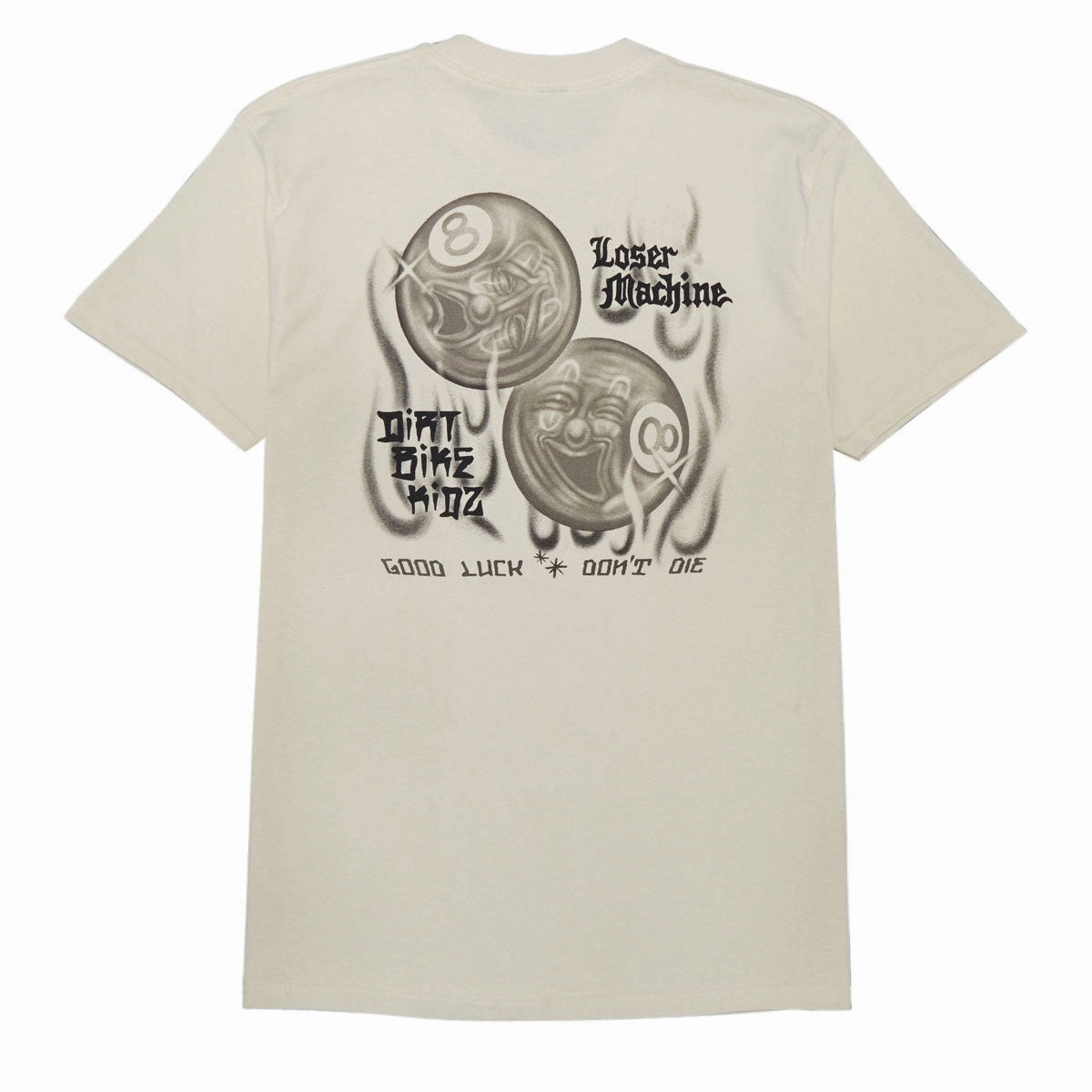 Comfy Look Wear Loser Machine 8 Ballerz T-Shirt - Cream
