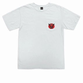 spring fashion Loser Machine Powerband Pocket T-Shirt - White