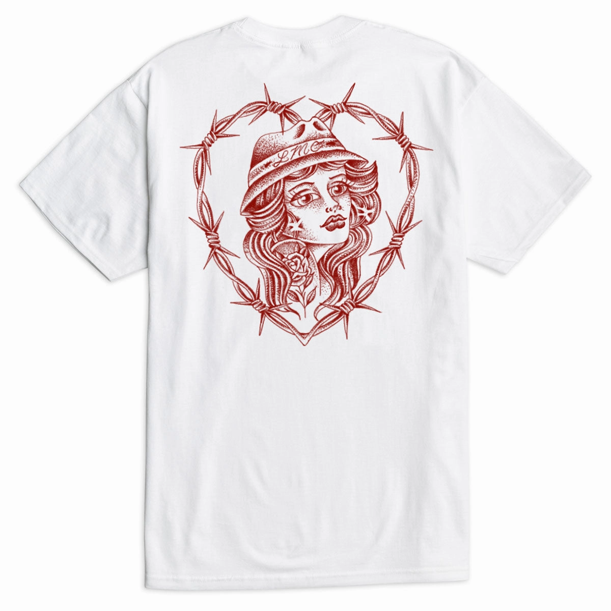 Wicking Interlock Knit Loser Machine Simple Pleasures T-Shirt - White