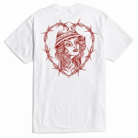 Wicking Interlock Knit Loser Machine Simple Pleasures T-Shirt - White