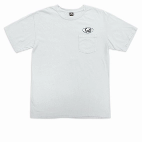 Loser Machine Smoking Lounge Pocket T-Shirt - White Travel Friendly