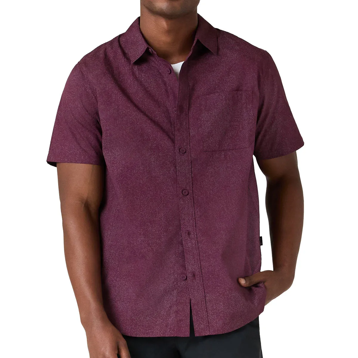 Comfortable Fabric No Bulk Layering System Stance Bales Button Up Shirt - Fig