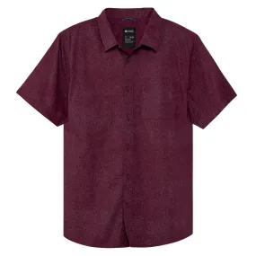 Stance Bales Button Up Shirt - Fig Fall Foliage Ultra Soft Interior