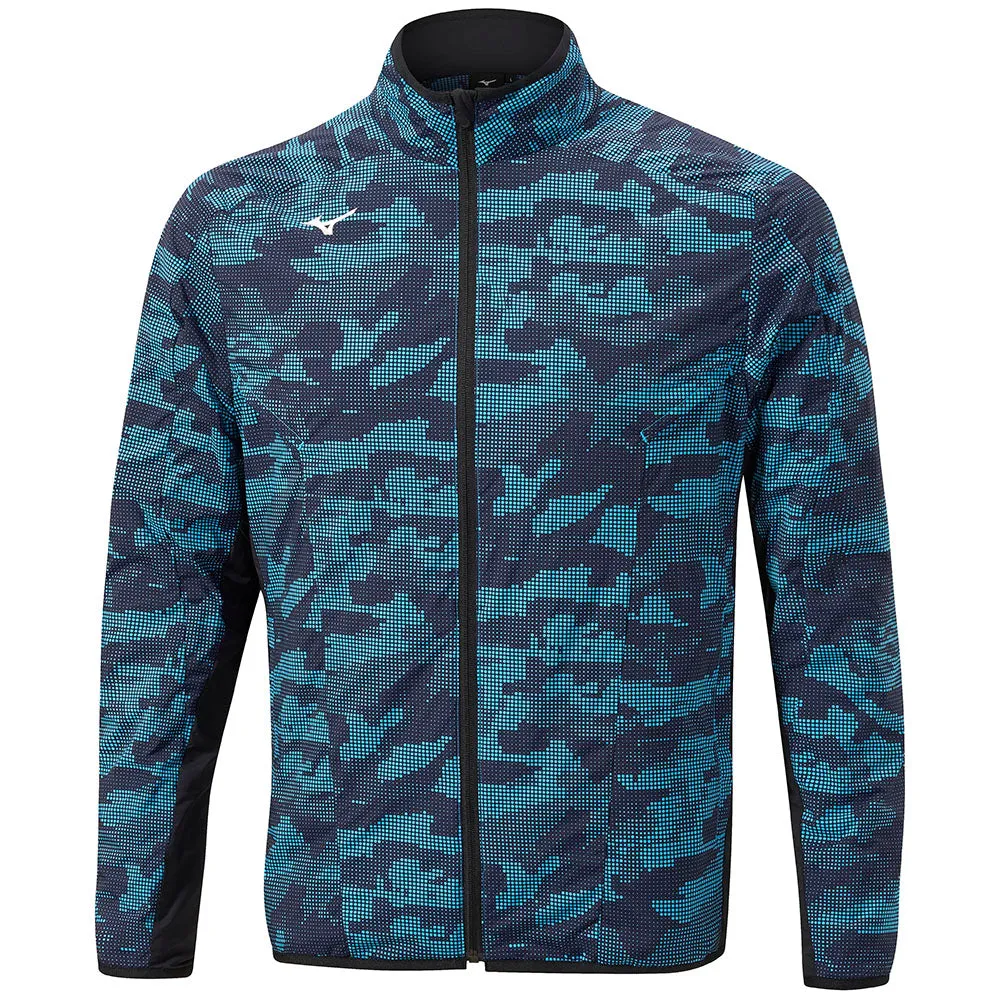 Classic Zip Up Mizuno Winter Stretch Full Zip Jacket - Ocean Blue