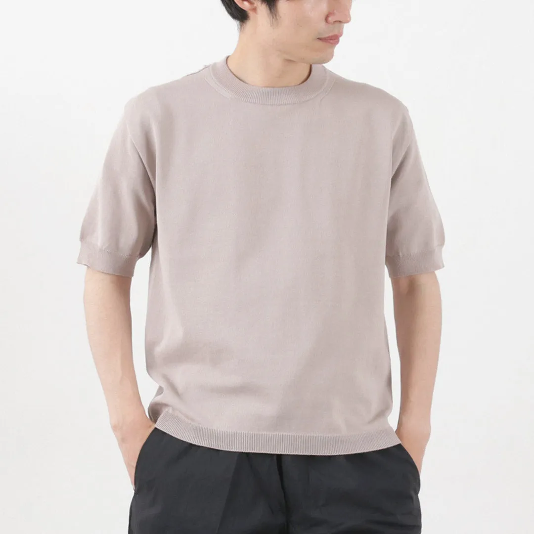 Bold Statement SOGLIA / Cotton Fitted Seamless Knit Tee