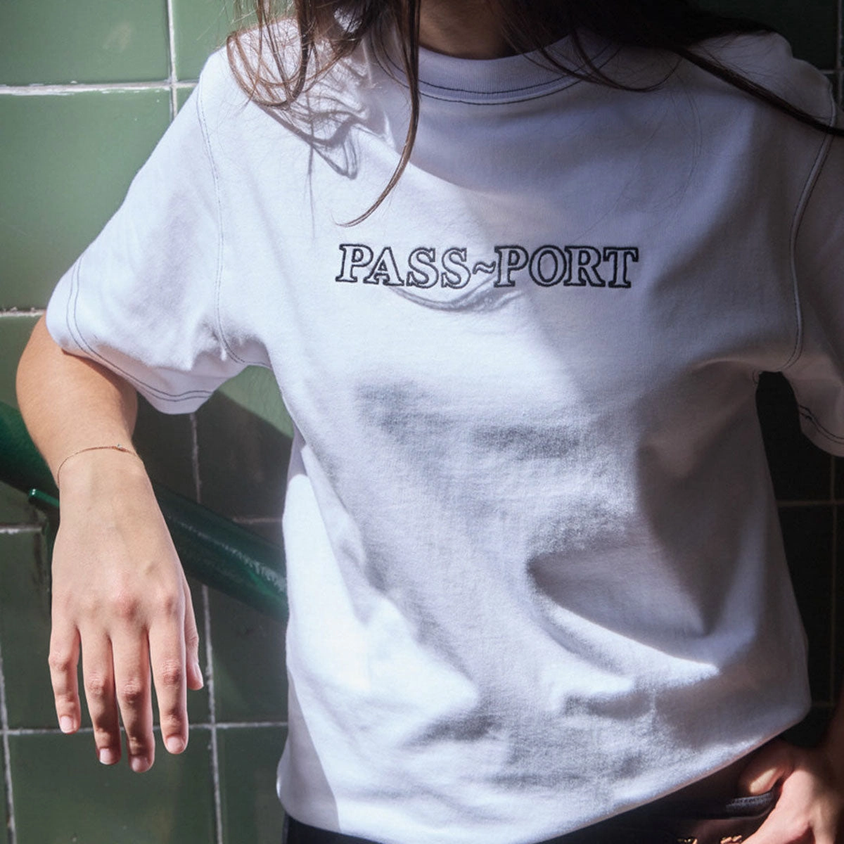 Passport Official Organic Cotton T-Shirt - White Fun and Playful