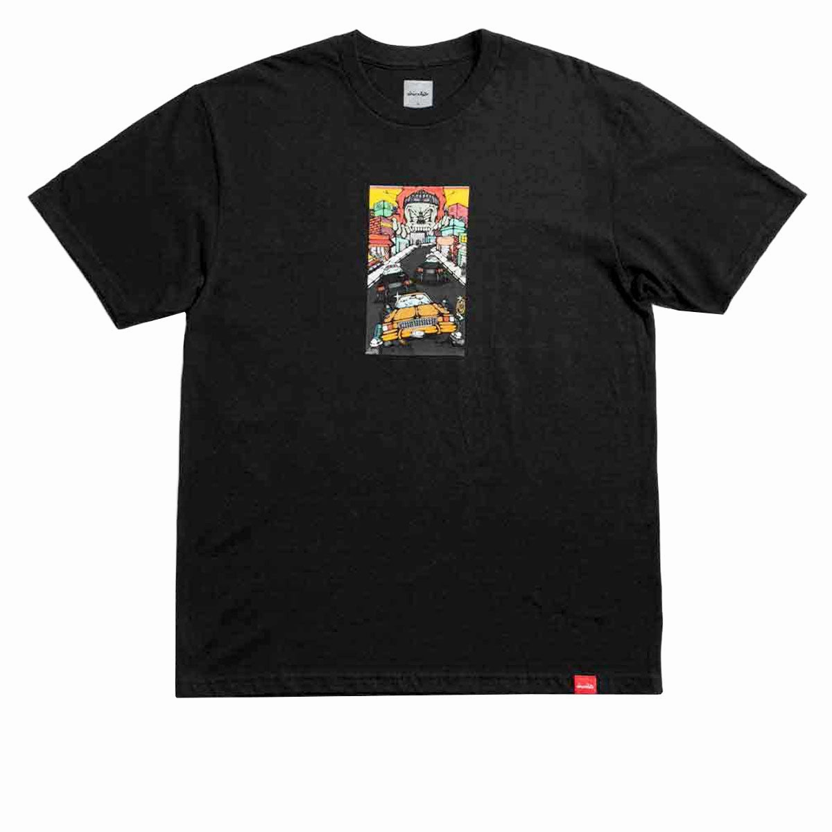 Chocolate Fiend Street T-Shirt - Black anti static coating Urban Trend Look