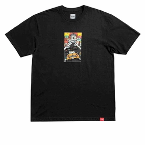 Chocolate Fiend Street T-Shirt - Black anti static coating Urban Trend Look