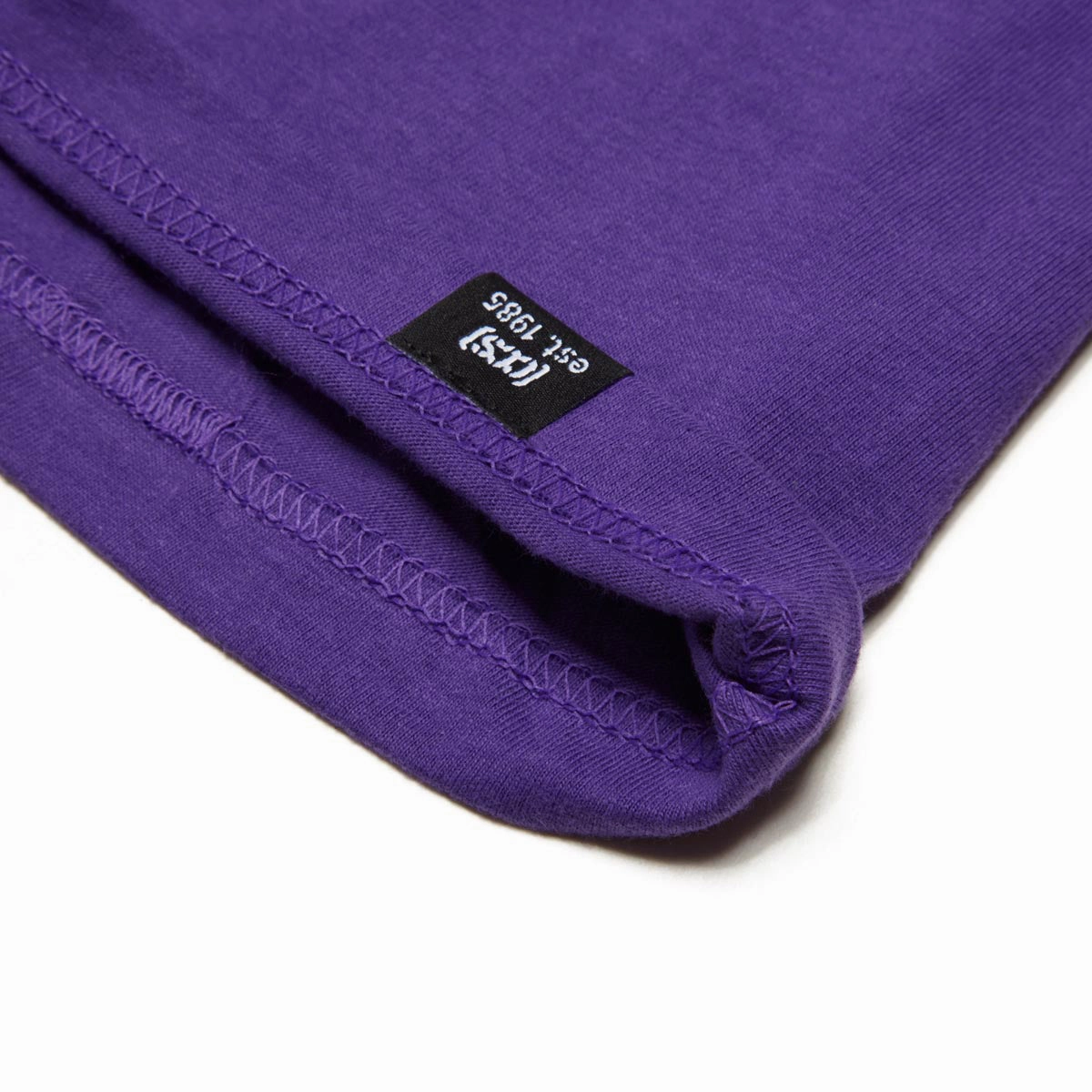 CCS OG Heavyweight T-Shirt - Purple Fashionable Fit Layered Collar Structure